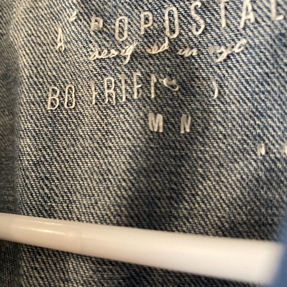 Medium Wash Denim Jean Jacket oversized medium - Picture 3 of 3